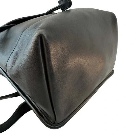 Vintage Coach Daypack Black and Nickel - Picture 5 of 13